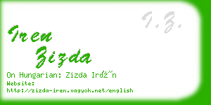 iren zizda business card